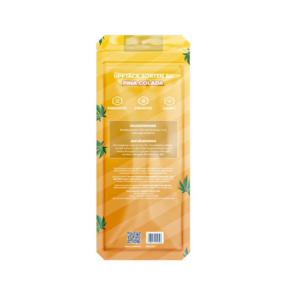 Pina Colada - 1ml Engångsvape - Bild 3